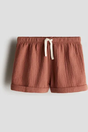 H&M Puuvillamusliiniset shortsit