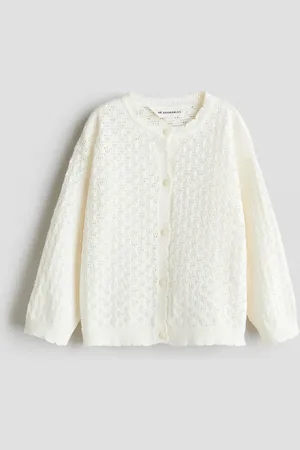 H&M Puuvillainen pointelle-neuletakki