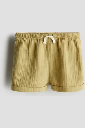 H&M Puuvillamusliiniset shortsit