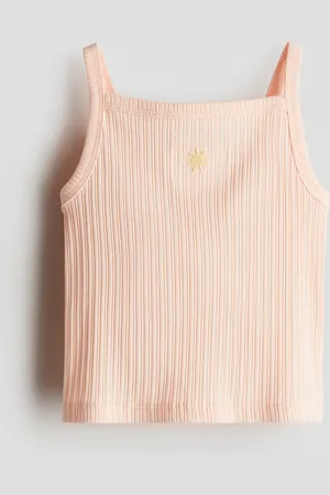 H&M Kirjailtu naruolkaintoppi