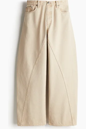 H&M Erittäin väljät kanvaasihousut