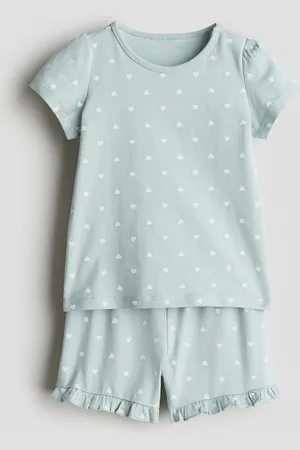 H&M Painokuvioinen pyjama - Turkoosi