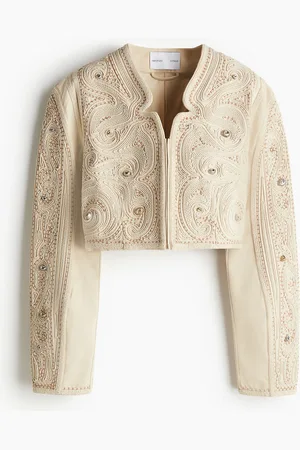 H&M Kirjailtu kanvaasibleiseri
