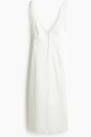 H&M Solmuolkaiminen broderie anglaise -mekko