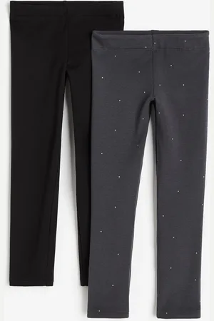 H&M 2 kpl paksuja trikooleggingsejä