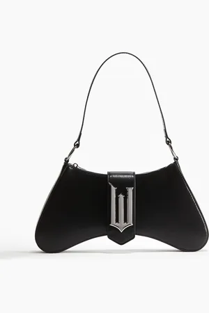 H&M Metalliapplikaatioinen olkalaukku