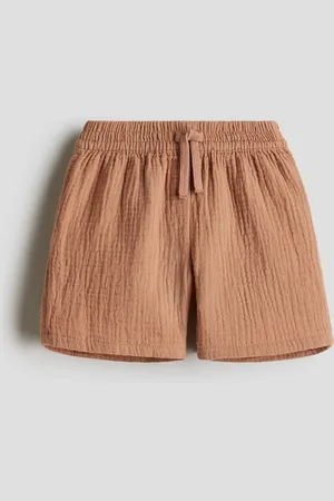 H&M Puuvillamusliiniset shortsit
