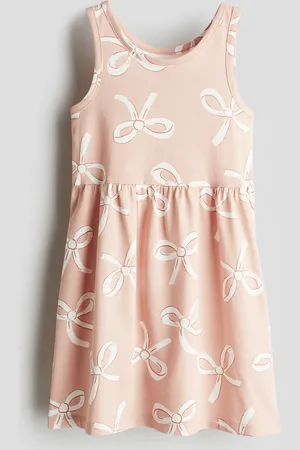 H&M Kuviollinen puuvillamekko