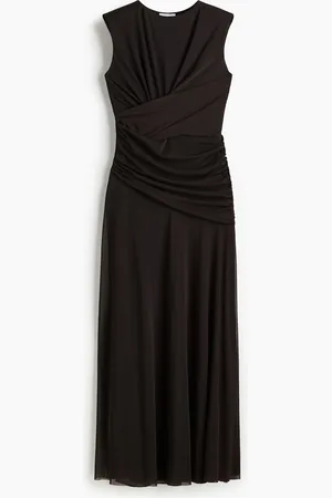 H&M Draped mesh dress