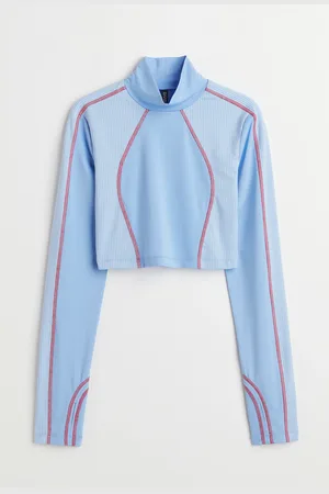 H&M Lyhyt pitkähihainen pusero