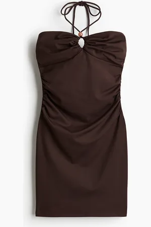 H&M Röyhelöinen halterneck-mekko