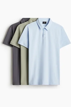 H&M 3 kpl pikeepaitoja Slim Fit