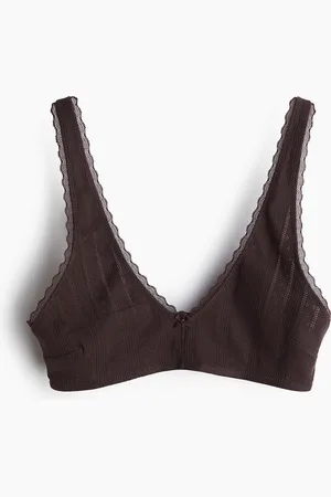H&M Pehmeät pointelle-rintaliivit