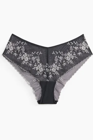 H&M Kirjaillut mesh-hipster-alushousut