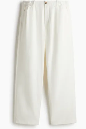 H&M Huolitellut pellavasekoitteiset housut Relaxed Fit