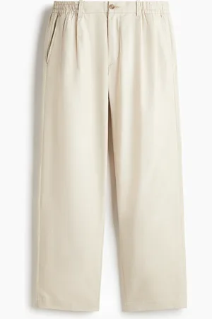 H&M Huolitellut pellavasekoitteiset housut Relaxed Fit