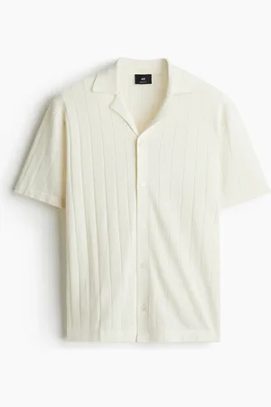 H&M Pellavasekoitteinen laakakauluspaita Regular Fit