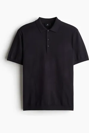 H&M Tiheäneuloksinen pikeepaita Regular Fit