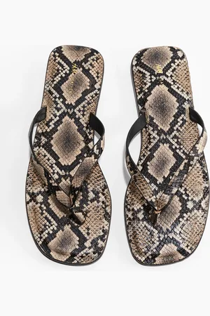 H&M Nahkaiset varvastossut
