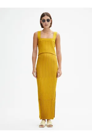 Dagmar Striped rib skirt