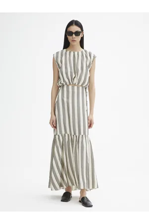 Dagmar Fitted striped skirt