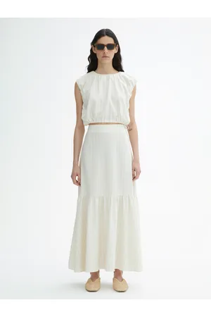Dagmar Fitted striped skirt