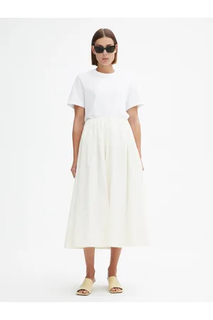 Dagmar A-lined midi skirt