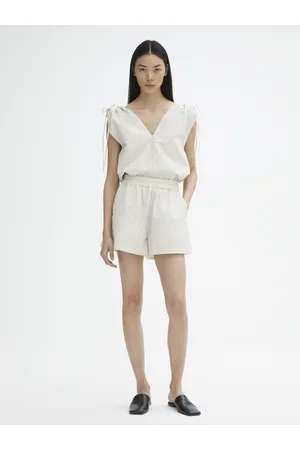 Dagmar Ruffle cotton shorts