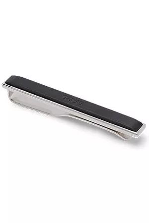 HUGO BOSS Tie clip with insert and etched logo