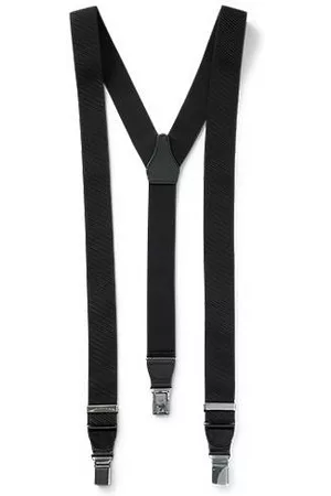 HUGO BOSS Branded braces with leather trims