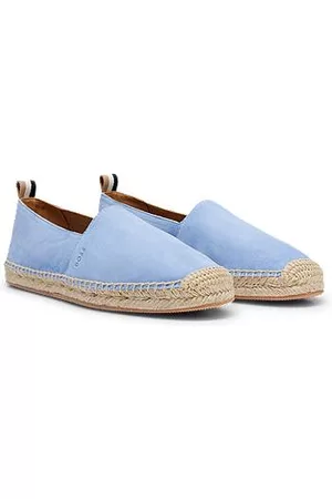 HUGO BOSS Suede espadrilles with emed logo