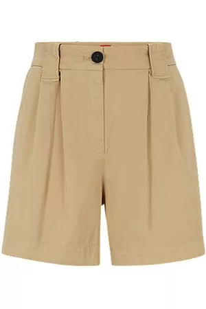 HUGO BOSS Relaxed-fit chino shorts in organic stretch cotton