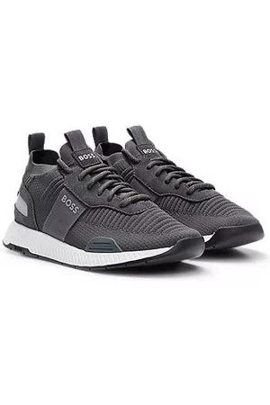HUGO BOSS Miehet Tennarit - Sock trainers with REPREVE® uppers