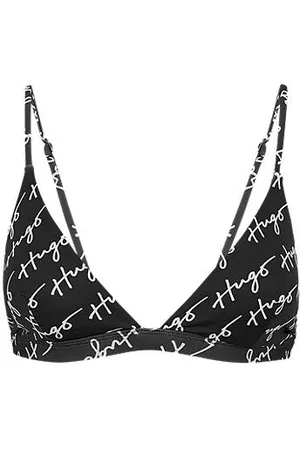 HUGO BOSS Naiset Kolmio Bikinit - Triangle bikini top with handwritten logo motif