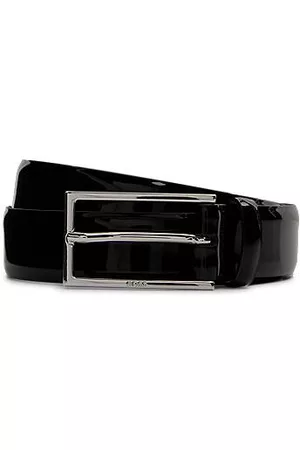HUGO BOSS Miehet Vyöt - Pin-buckle belt in Italian patent leather