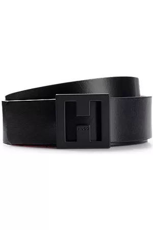 HUGO BOSS Naiset Vyöt - Reversible Italian-leather belt with 'H' buckle