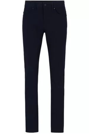 HUGO BOSS Miehet Slim Fit Farkut - Slim-fit jeans in performance-stretch denim
