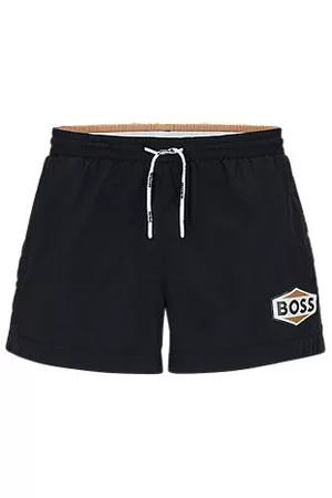 HUGO BOSS Miehet Uimashortsit - Quick-drying swim shorts with logo details