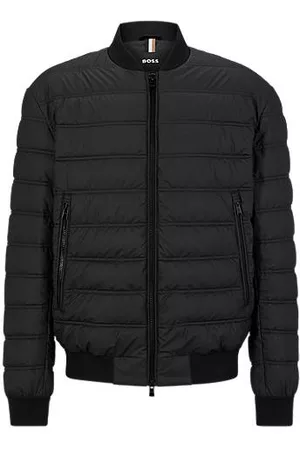 HUGO BOSS Miehet Päällystakit - Water-repellent puffer jacket with two-way zip