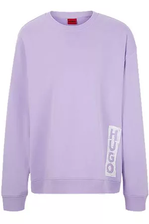 HUGO BOSS Naiset Collegepaidat - Oversized-fit sweatshirt in French terry with logo detail