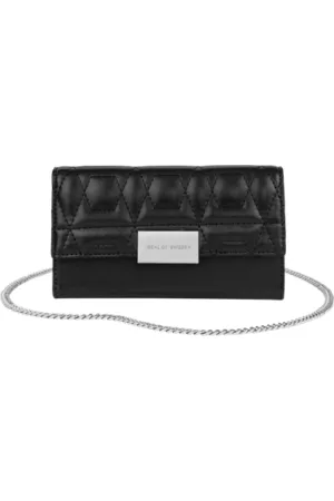 IDEAL OF SWEDEN Statement Clutch Quilted Black