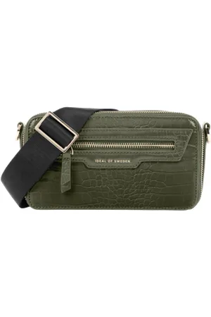 IDEAL OF SWEDEN Bobbi Camera Bag Khaki Croco