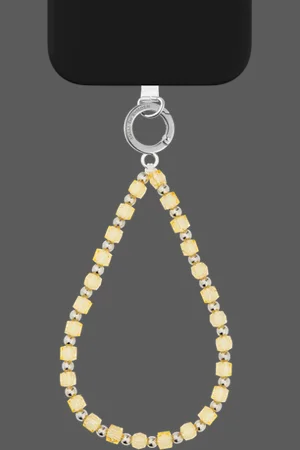 IDEAL OF SWEDEN Wristlet Strap Soft Lemon