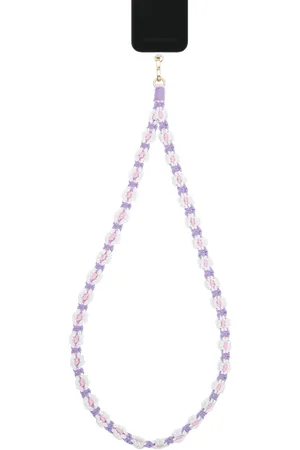 IDEAL OF SWEDEN Cord Phone Strap Crochet Flower