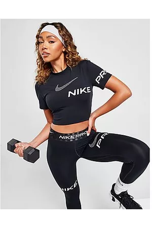 Nike Naiset Crop - Training Pro Graphic Crop Top