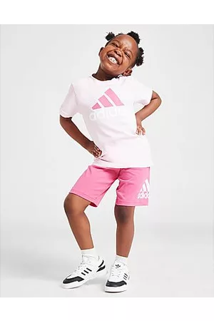 adidas Miehet Shortsit - Girls' Badge Of Sport T-Shirt/Shorts Set Children - Mens