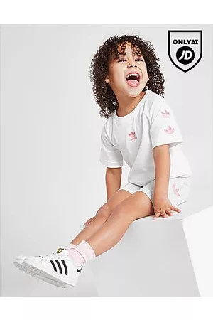 adidas Miehet T-paidat - Girls' Trefoil T-Shirt/Cycle Shorts Set Infant - Mens