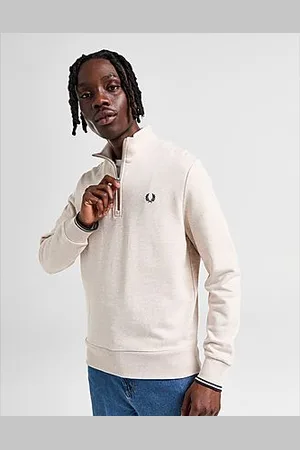 Fred Perry Core 1/2 Zip Polo Shirt - Mens