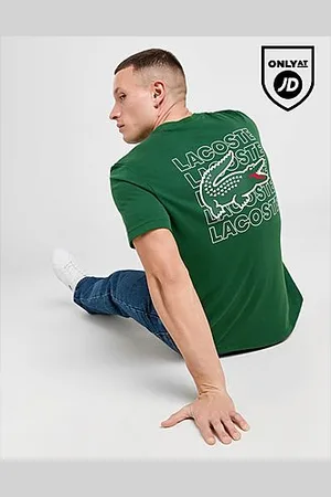 Lacoste Repeat Back Print T-Shirt - Mens