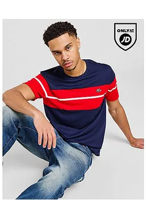Lacoste Colour Block Poly T-Shirt - Mens